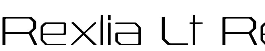 Rexlia Lt Regular Font Download Free