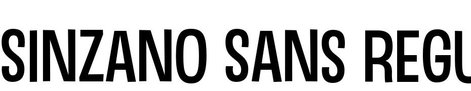 Sinzano Sans Regular Font Download Free