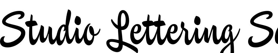 Studio Lettering Sable Font Download Free