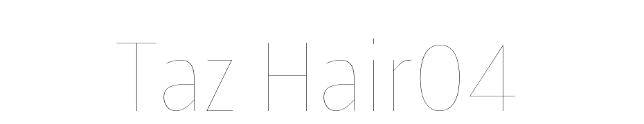 Taz Hair04 Font Download Free