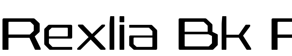 Rexlia Bk Regular cкачати шрифт безкоштовно