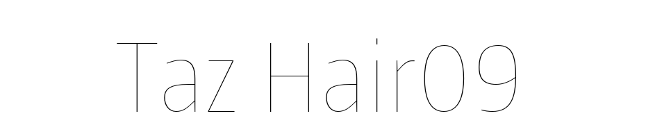 Taz Hair09 Font Download Free