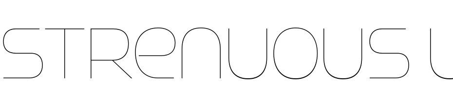 Strenuous Ul Regular Font Download Free