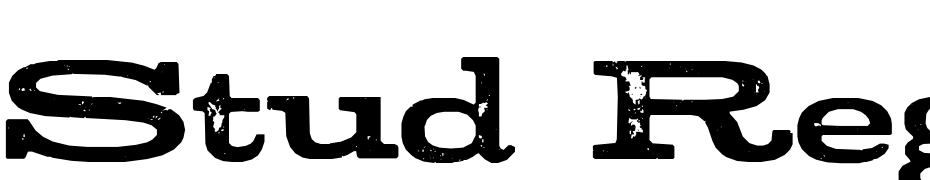 Stud Regular Yazı tipi ücretsiz indir