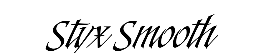 Styx Smooth Schrift Herunterladen Kostenlos