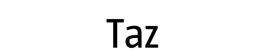 Taz cкачати шрифт безкоштовно