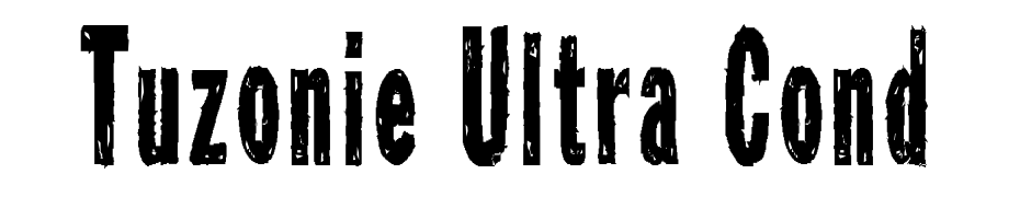 Tuzonie Ultra Cond Font Download Free