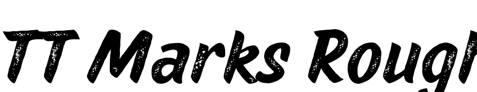 TT Marks Rough Extra Bold Font Download Free