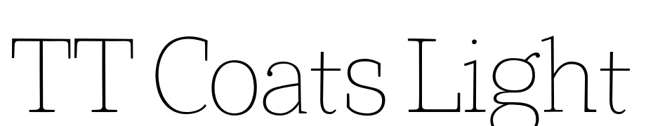 TT Coats Light Yazı tipi ücretsiz indir