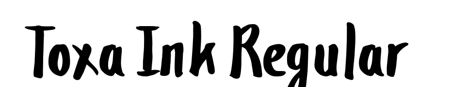 Toxa Ink Regular Polices Telecharger