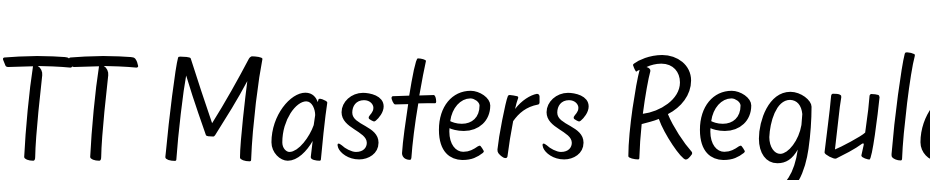 TT Masters Regular Yazı tipi ücretsiz indir