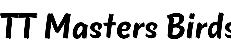 TT Masters Birds Bold Font Download Free