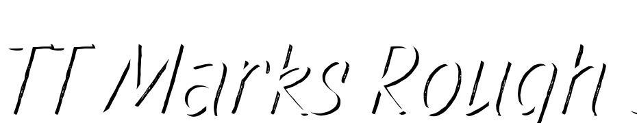 TT Marks Rough Shadow Regular cкачати шрифт безкоштовно