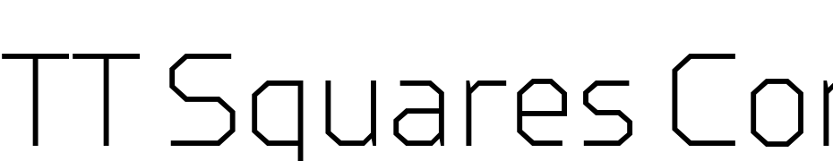 TT Squares Condensed Thin cкачати шрифт безкоштовно