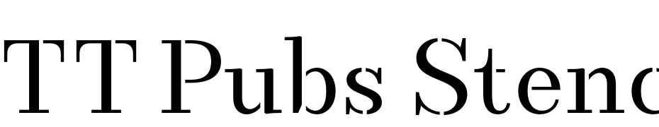 TT Pubs Stencil Medium Font Download Free