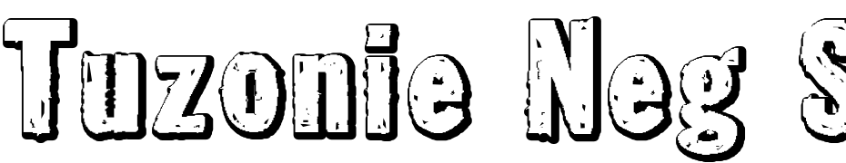 Tuzonie Neg Semi Expd Font Download Free
