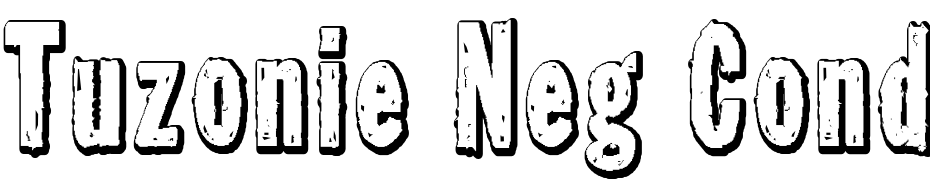 Tuzonie Neg Condensed Fuente Descargar Gratis