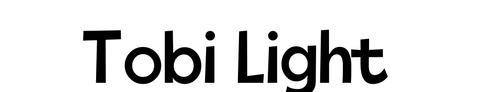 Tobi Light Font Download Free