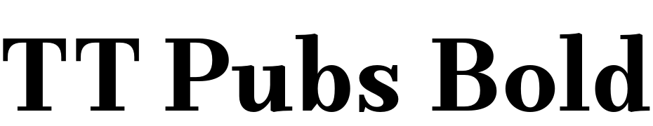 TT Pubs Bold Font Download Free
