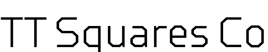 TT Squares Condensed Light Font Download Free