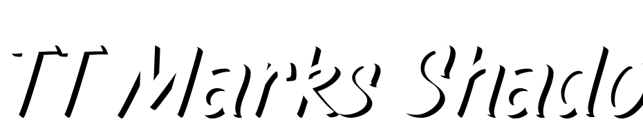 TT Marks Shadow Bold Font Download Free