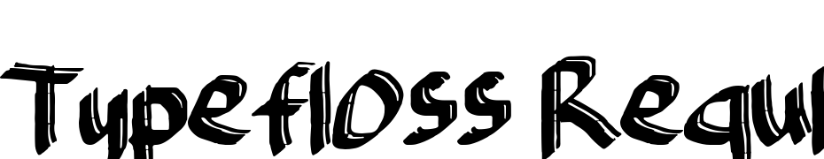 Typefloss Regular Yazı tipi ücretsiz indir