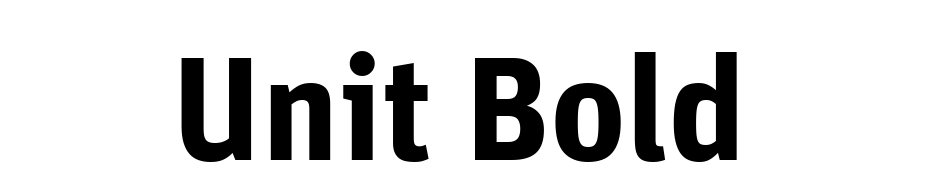 Unit Bold Font Download Free