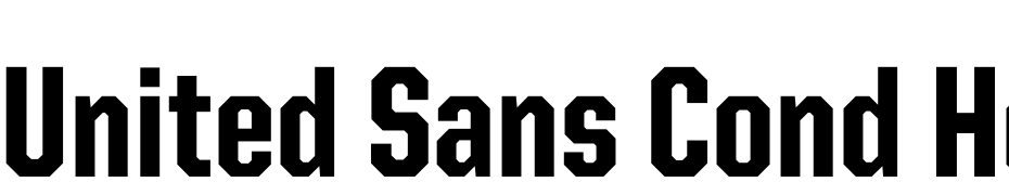 United Sans Cond Heavy Font Download Free