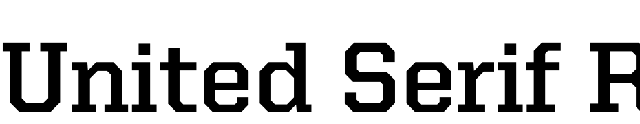 United Serif Reg Bold Font Download Free
