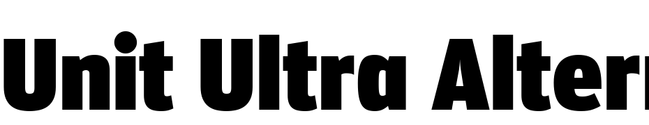 Unit Ultra Alternate Schrift Herunterladen Kostenlos