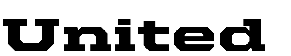 United Serif Ext Black Font Download Free