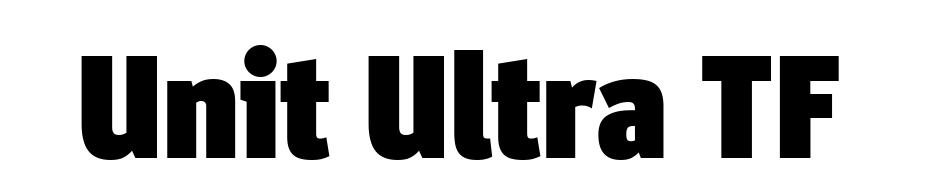 Unit Ultra TF Font Download Free