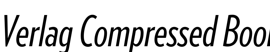 Verlag Compressed Book Italic Schrift Herunterladen Kostenlos