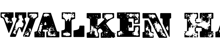 Walken Hard Regular Font Download Free