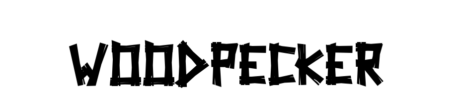 Woodpecker Schrift Herunterladen Kostenlos