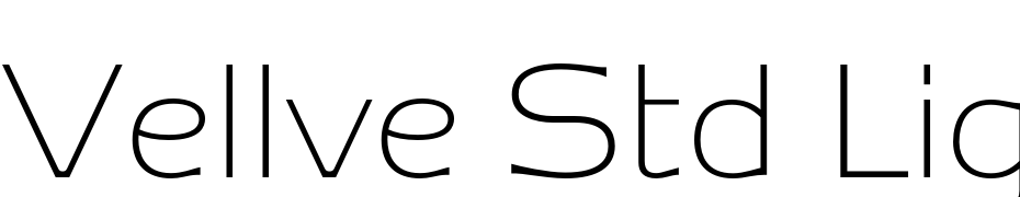 Vellve Std Light Font Download Free