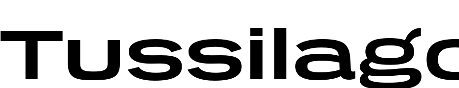 Tussilago Rg Bold Font Download Free
