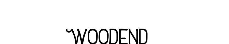Woodend Font Download Free