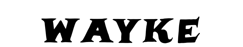 Wayke Font Download Free