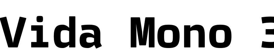 Vida Mono 32 Pro Bold cкачати шрифт безкоштовно