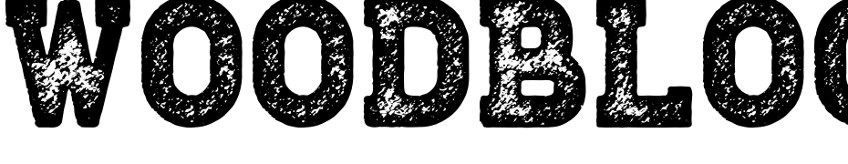 Woodblock Slab Rough Font Download Free