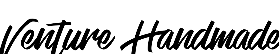 Venture Handmade Font Download Free