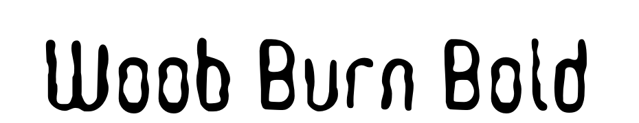 Woob Burn Bold Yazı tipi ücretsiz indir