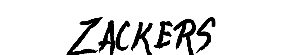 Zackers Font Download Free