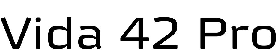 Vida 42 Pro Font Download Free