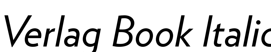 Verlag Book Italic Schrift Herunterladen Kostenlos
