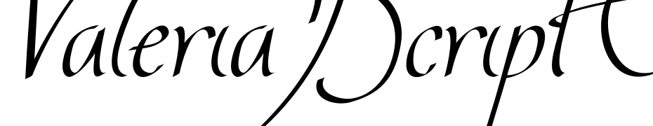 Valeria Script One OT Font Download Free