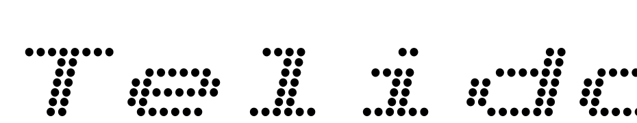 Telidon Ex Bold Italic Yazı tipi ücretsiz indir