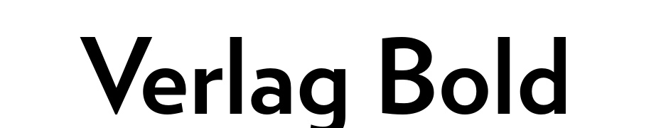 Verlag Bold Fuente Descargar Gratis