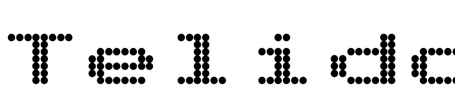 Telidon Ex Hv Regular Font Download Free